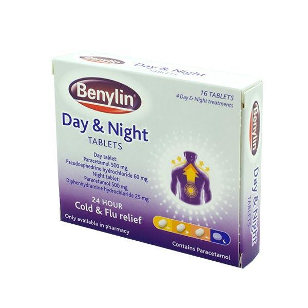 Benylin Day and Night Tablets  16 Pack 