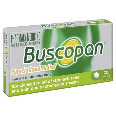 Buscopan 10mg Tablets  20 Pack 