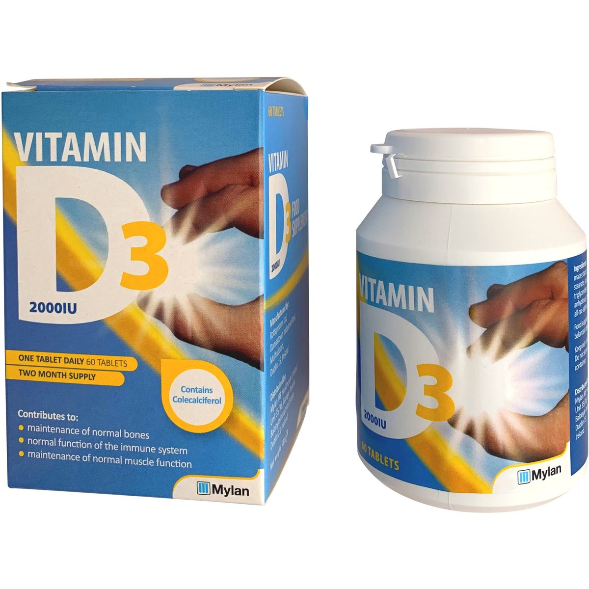 Meda Vitamin D3 2000IU  60 Pack