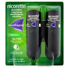 Nicorette QuickMist 1mg Spray  2x150 Sprays