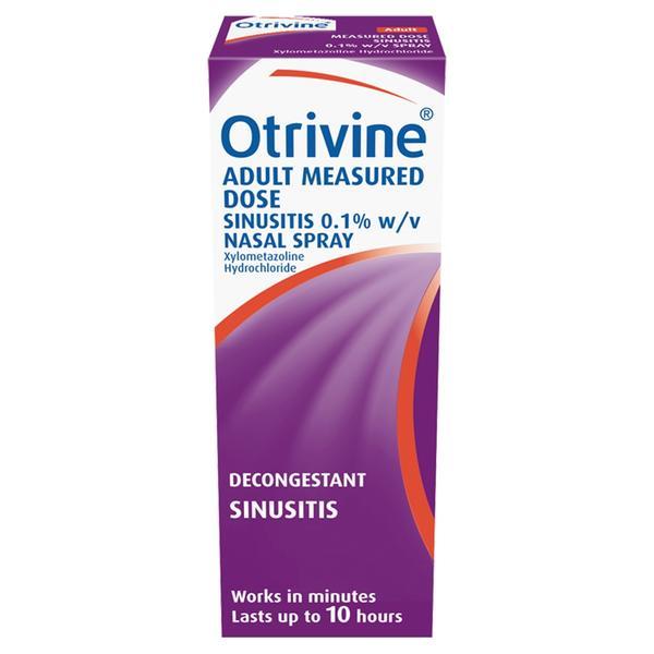 Otrivine Adult Sinusitis Spray  10ml