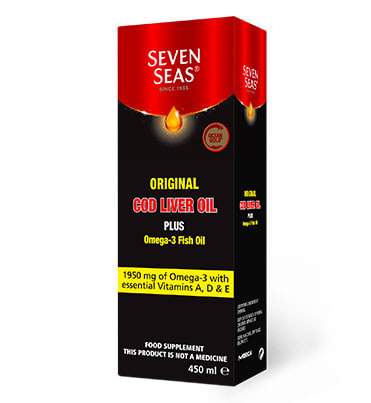 Seven Seas Cod Liver Oil Liquid  450ml