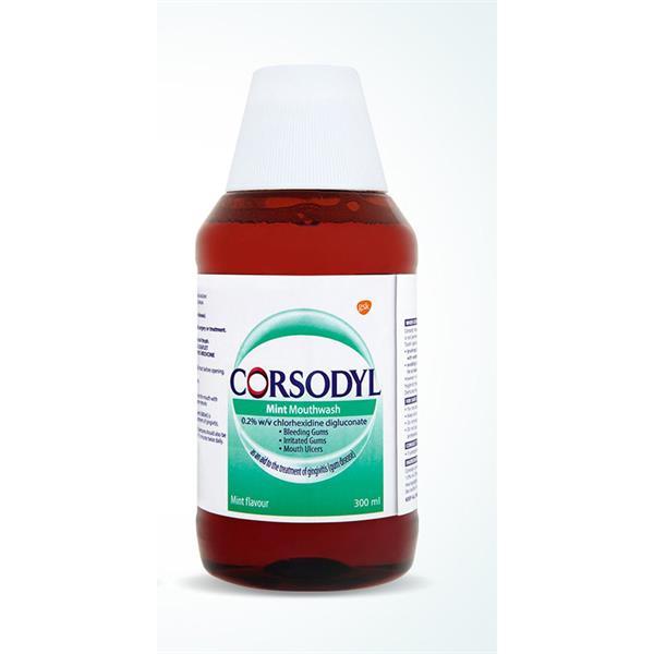 Corsodyl 0.2% Mint Mouthwash  300ml 