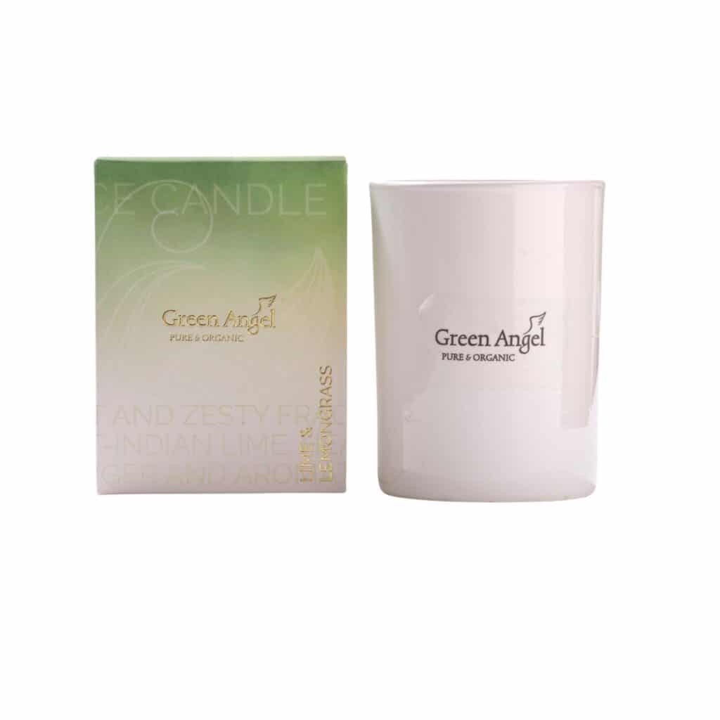 Green Angel Lime & Lemongrass Candle