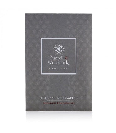 Purcell & Woodcock Luxury Scented Sachet Midnight Pomegranate