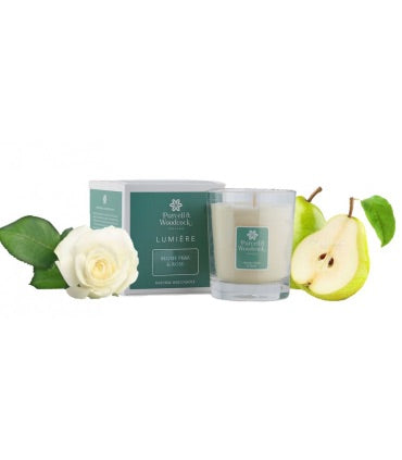 Purcell & Woodcock Lumiere Blush Rose & Pear Natural Wax Candle