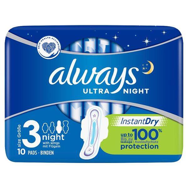 Always Ultra Night  10 Pack 