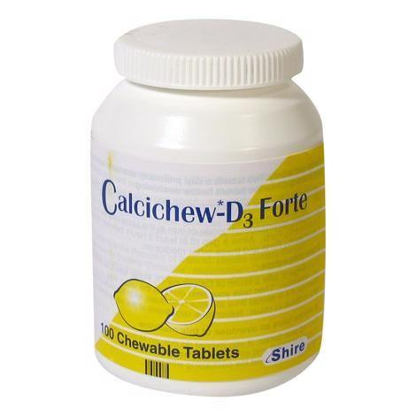 Calcichew D3 Forte Chewable Calcium Tablets  60 Pack