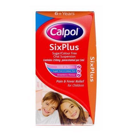 Calpol Six Plus Strawberry  140ml
