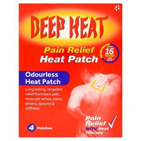 Deep Heat Patches  4 Pack 