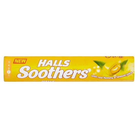 Halls Soothers Honey and Lemon  45g