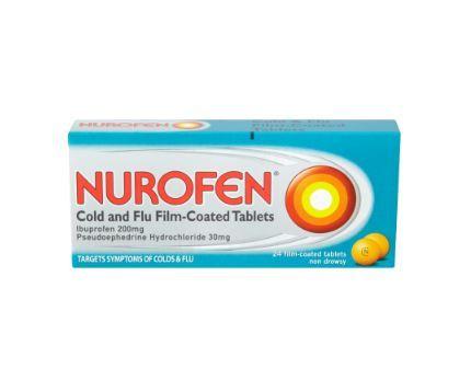 Nurofen Cold and Flu Tablets  24 Pack 