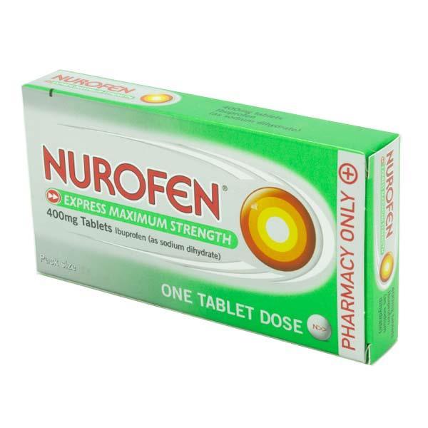Nurofen Express Max Strength 400mg Tablets  12 Pack 