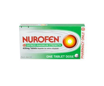 Nurofen Express Max Strength 400mg Tablets  24 Pack 