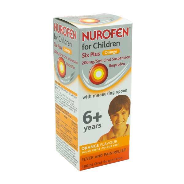 Nurofen For Children Six Plus Orange   200ml