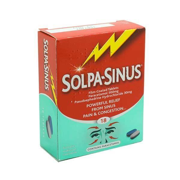 SolpaSinus Tablets 18 Pack - Mc Devitt's Pharmacy