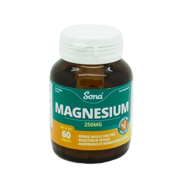 Sona Magnesium 250mg Tablets  60 Pack 