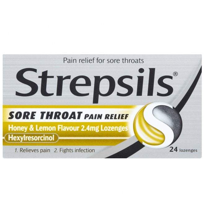 Strepsils Honey and Lemon Lozenges  24 Pack 
