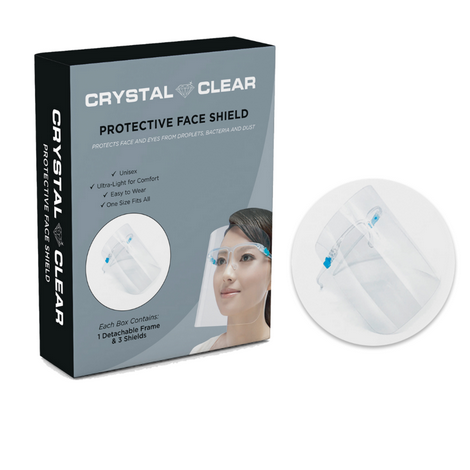 Crystal Clear Protective Face Shield