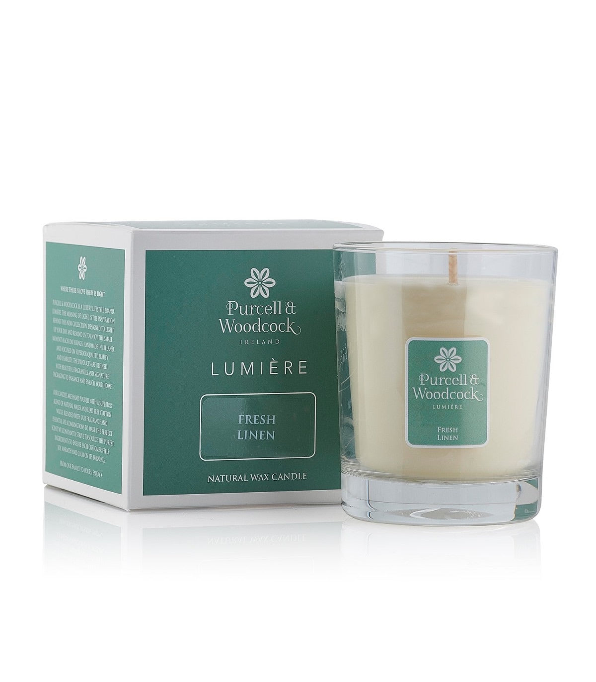 Purcell & Woodcock Lumiere Fresh Linen Candle