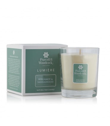 Purcell & Woodcock Lumiere Bergamot & Sandalwood Natural Wax Candle
